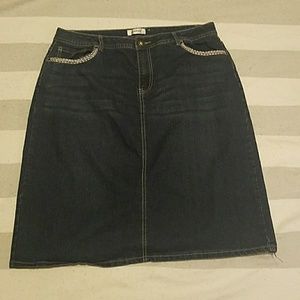 Dressbarn Denim Skirt